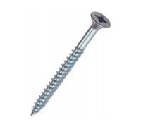 Securit Countersunk Zinc Plated Screws 5mm X 30mm - Pack Of 10 - Woodscrews Twinthread Pozi Drive Screws - Multipurpose Screws