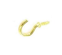 Securit Cup Hooks Shouldered (Pack Of 5) Gold (19mm)
