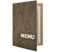 Securit Design Range A4 Menu Holder with 1 Insert Paisley