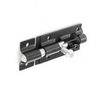 Securit Door Bolt Black/silver (250mm)