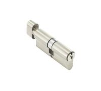 Securit Double Euro Cylinder Lock in Silver Securit Silver