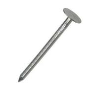 Securit Galvanised Large Head Clout Nails - 20mm - Pack Of 10 - Steel Nails -Multi-Purpose Fixing Nails For Roofing, Felt & Timber