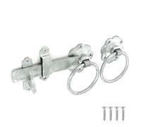 Securit Galvanised Ring Gate Latch 150mm Straight