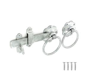 Securit Galvanised Ring Gate Latch 150mm Straight