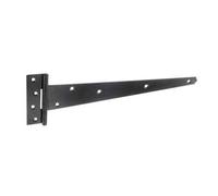 Securit Heavy Plain Tee Hinge (Pack Of 2) Black (25mm X 125mm X 360mm)