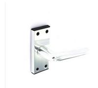 Securit Latch Door Handles in Silver Securit Silver