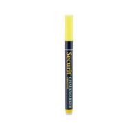 Securit Liquid Chalk Marker, Yellow, Small 1mm Nib