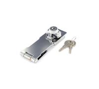 Securit Locking Hasp Cylinder Action Silver (115mm)