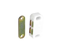 Securit Magnetic Catch White/gold (One Size)