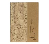 Securit menu Holder-(1 Double Insert Included, which displays 4X A4), Cork