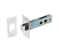 Securit Nickel Plated Deadbolt Lock Silver (75mm)