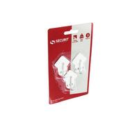 Securit Removable Cup Hooks (Pack Of 3) White (One Size)