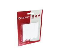 Securit Removable Replacement Strips (Pack Of 4) White (85mm X 19mm)