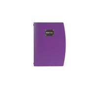 Securit Rio A4 Menu Holder with Fork Design Front Plate and 1 Double Insert - Purple