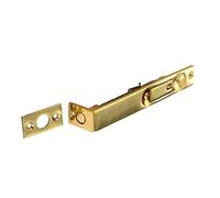 Securit S2546 Brass Flush Bolt 150mm, Gold