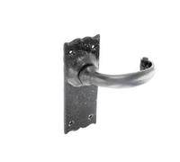 Securit S3303 Latch Handles Black Antique 125mm