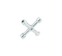 Securit S6847 4 Way Utility Key Zinc Plated Pack Of 1