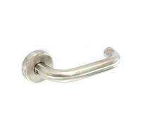 Securit Satin Stainless Steel Latch Handles (Pair)