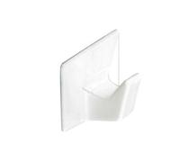 Securit Self Adhesive Cup Hooks (Pack Of 4) White (One Size)