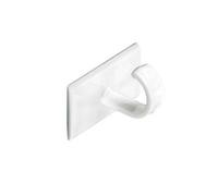 Securit Self Adhesive S6350 Cup Hooks (Pack Of 4) White (One Size)