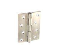 Securit Stainless Steel Butt Hinges (Pack Of 2) Satin (100mm)