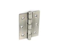 Securit Stainless Steel Butt Hinges (Pack Of 2) Silver (One Size)
