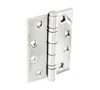 Securit Stainless Steel Polished Ball Bearing Door Hinges - 1 Pair, 100mm - Ce Fir Hinges - Bs En 1935 - Door Hinge