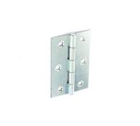 Securit Steel Butt Hinges 2 Pack Silver (75mm)