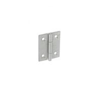 Securit Steel Butt Hinges (Pack Of 2) Silver (40mm)