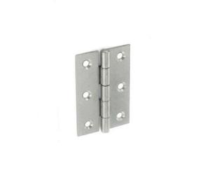 Securit Steel Butt Hinges (Pack Of 20) Silver (One Size)