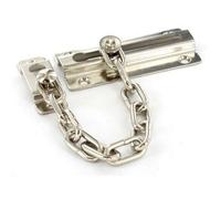 Securit Steel Door Chain Nickel (80 X 35mm)