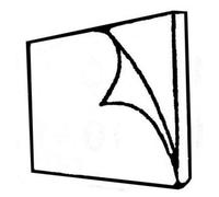 Securit Sticky Pads (Pack Of 40) Cream (12mm X 25mm)