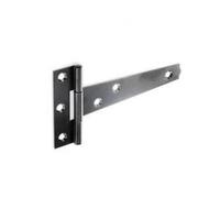Securit Tee Hinges (Pair) Light Black (30Cm)
