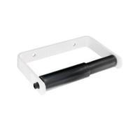 Securit Toilet Roll Holder White/black (One Size)