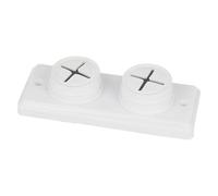 Securit Towel Holder White - Double