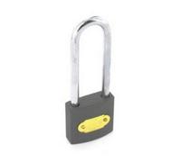 Securit Tricircle Iron Long Shackle Padlock Grey (50mm)