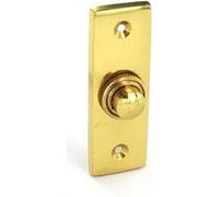 POLISHED BRASS VICTORIAN PUSH BELL WITH FITTINGS