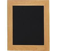 Securit Wall Chalk Board, Hard Wood, Teak, 30 x 40 cm