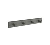 Securit Wood Hook Rail Grey (One Size)