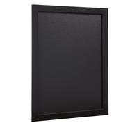 Securit Woody Black Chalkboard Set with Chalkboard Markers, 30 x 40cm Hanging Bl