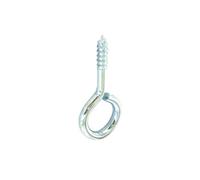 Securit Zinc Plated Screw Eyes (Pack Of 10) Silver (One Size)