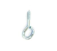 Securit Zinc Plated Screw Eyes (Pack Of 3) Silver (One Size)