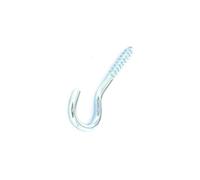 Securit Zinc Plated Screw Hook Pack of 2 in Silver Securit Silver