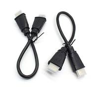 Security-01 2-Pack 4K Ultra High-Speed HDMI Cable, 0.25m HDMI Jumper, OD 5.0mm