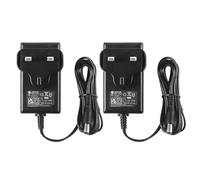 Security-01 2-Pack 9V 2A Power Supply Adapter, DC Jack Center Negative, Plug 5.5mm x 2.1mm, for Effects Pedals, Label Makers and more