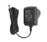 Security-01 9V 1A Power Supply Adapter, DC Jack Center Negative, Plug 5.5mm x 2.1mm, for Effects Pedals, Piano Keyboards, Label Makers and more