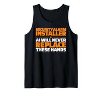 Security Alarm Installer Never Replace Tank Top
