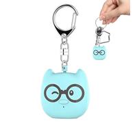 Security Alarm - Personal Alarm Double Mode 130dB | Portable Rechargeable Key Ring with Alarm for Elderly People Travel Travel Camping Climbing Running Marc