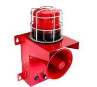 Security Alarm Siren Tower, 130DB Industrial Sound Light, Adjustable Volume, Wall Mounted Indoor/Outdoor Use, Ideal for Factories and Home Security