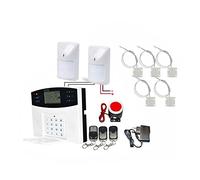 Security Alarm System for Home, Home Security GSM Alarm System With Wired Type Door PIR Sensor 7 Wired Zone 99 Wireless Zone WIFI Alarm Kit (Color : Set02W, Size : English)